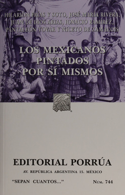 Portada del libro «Los mexicanos pintados por sí mismos».